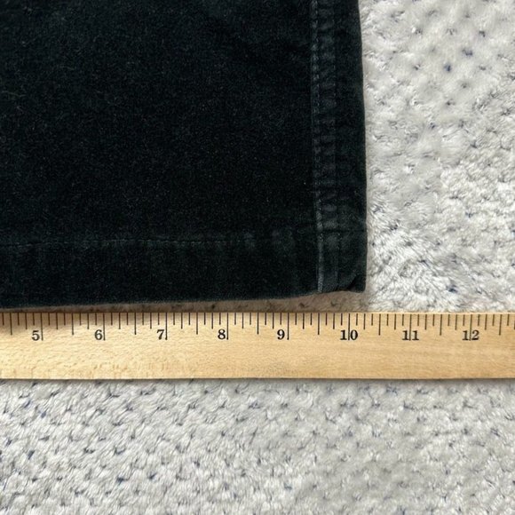 Express Jeans Stretch Juniors 13/14 Black Medium Rise Flare Pants Velvety - Picture 9 of 11
